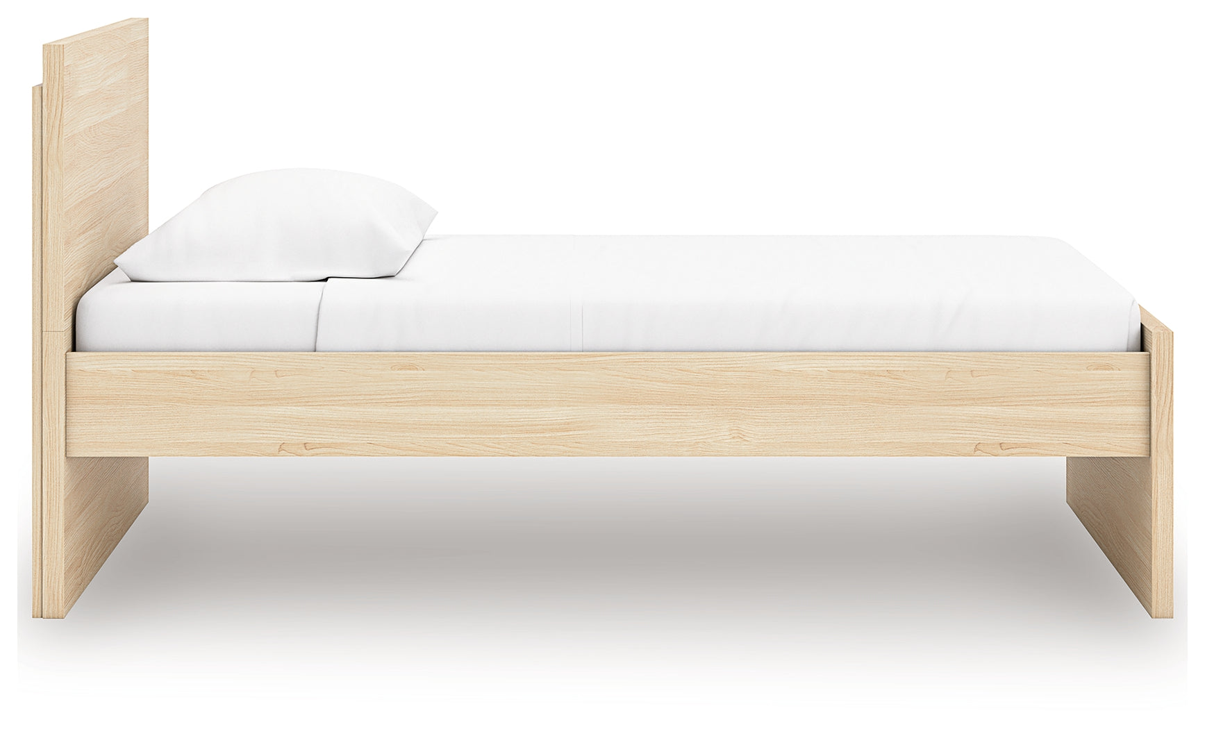 Onita Natural Twin Panel Platform Bed - EB9632B4