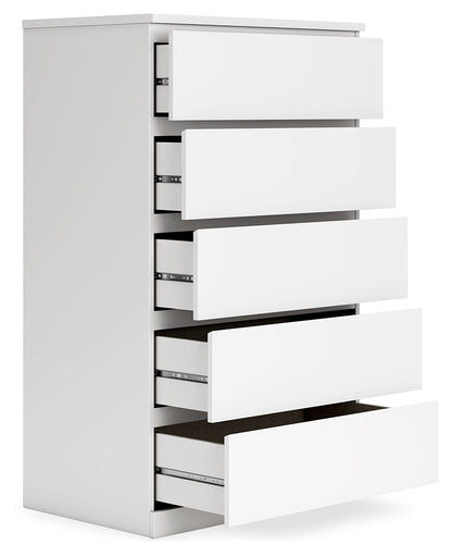 Onita White Youth One Side Storage Platform Bedroom Set from Ashley - Luna Furniture