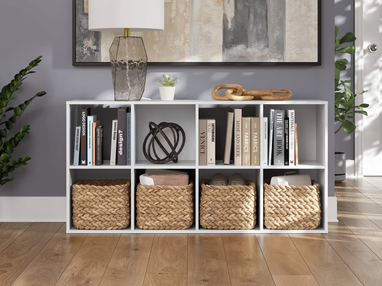 Onita White Eight Cube Organizer - EA9630-4X2