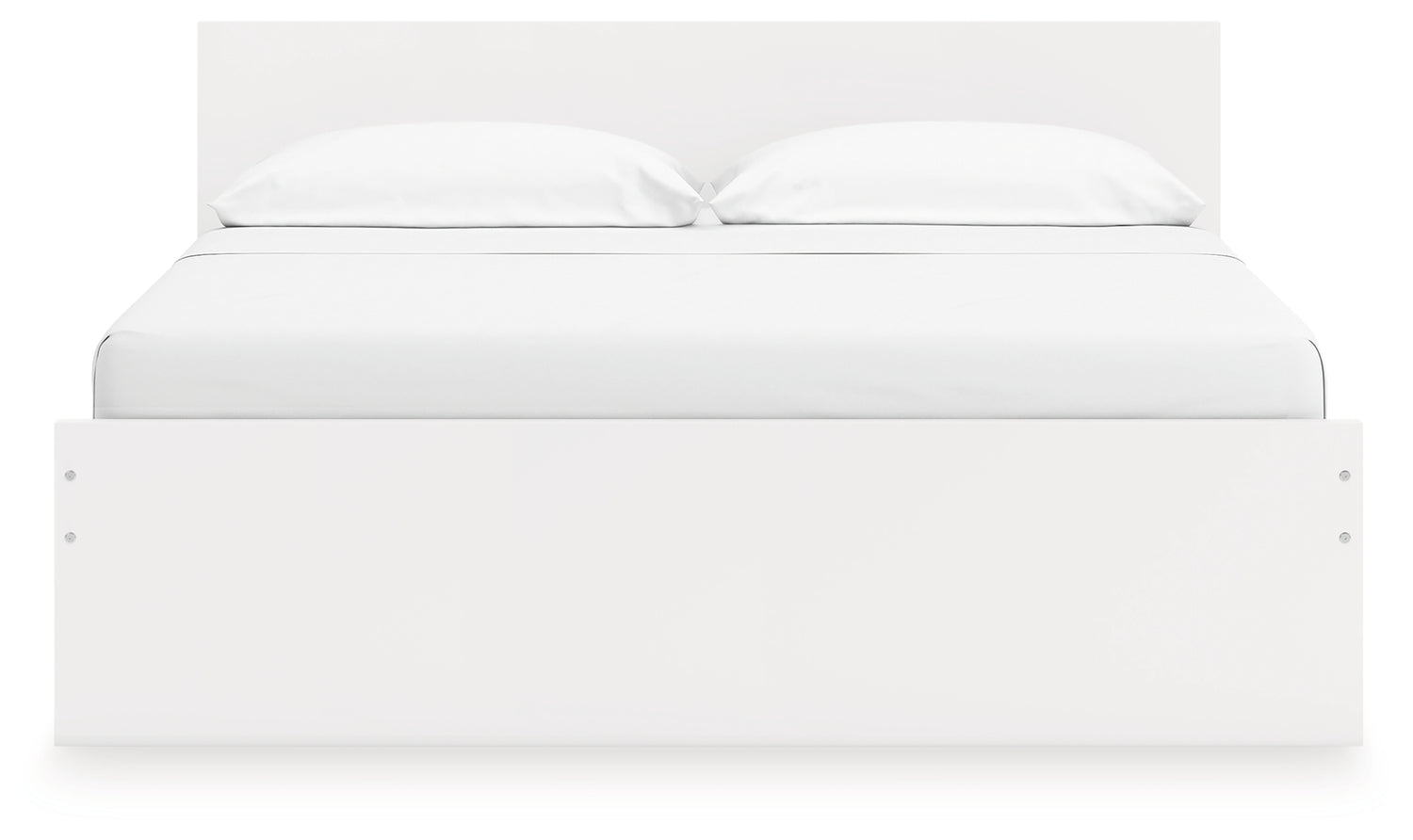 Onita White King Panel Platform Bed - EB9630B19