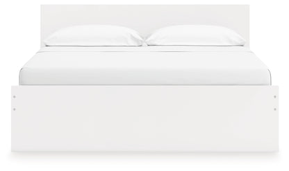 Onita White King Panel Platform Bed - EB9630B19
