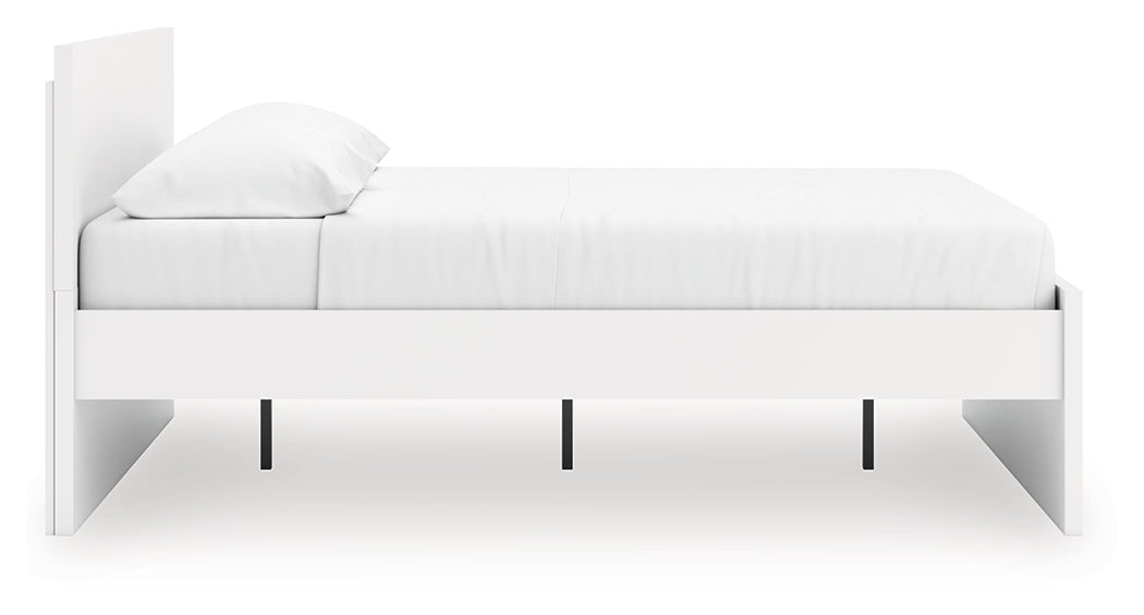 Onita White King Panel Platform Bed - EB9630B19