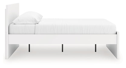Onita White King Panel Platform Bed - EB9630B19