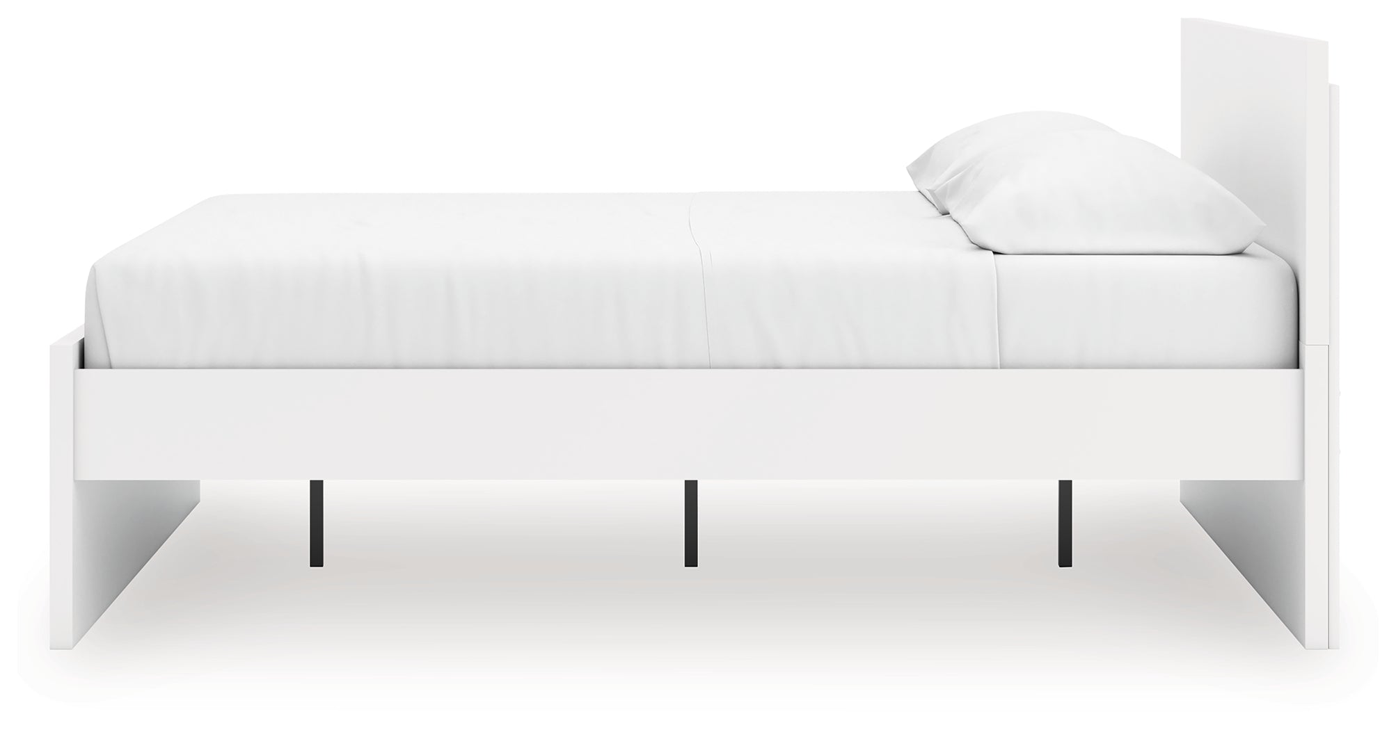 Onita White King Panel Platform Bed - EB9630B19