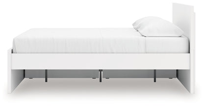 Onita White King Panel Platform Bed with Storage - EB9630B20