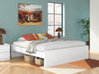 Onita White King Platform Bed - EB9630B17