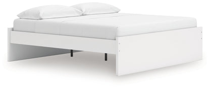 Onita White King Platform Bed - EB9630B17