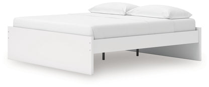 Onita White King Platform Bed - EB9630B17