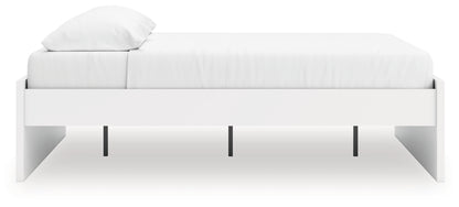 Onita White King Platform Bed - EB9630B17