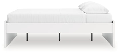 Onita White King Platform Bed - EB9630B17