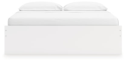 Onita White King Platform Bed with 2 Side Storage - EB9630B18