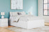 Onita White Queen Platform Bed with 1 Side Storage - EB9630B22