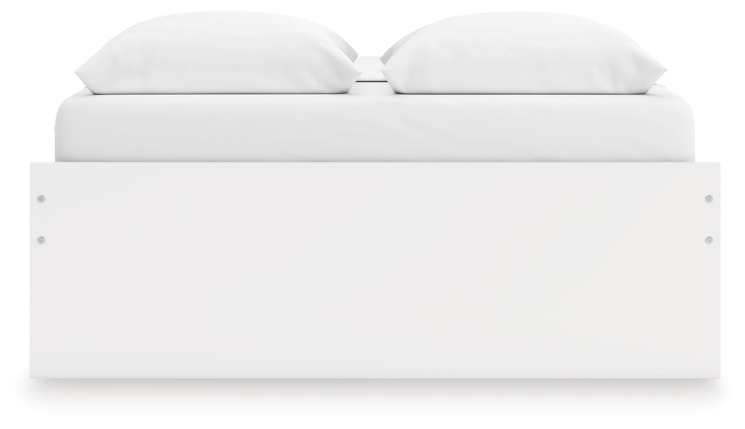 Onita White Queen Platform Bed with 1 Side Storage - EB9630B22