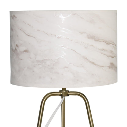 Optima Marble Lampshade Table Lamp - Bronze - TBL04203301