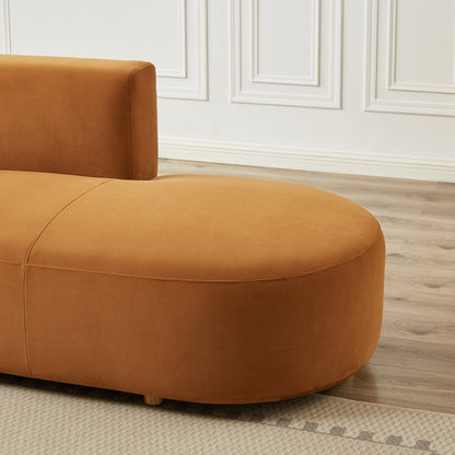 Orby  Velvet Sectional Sofa Left Facing - SEC02902001