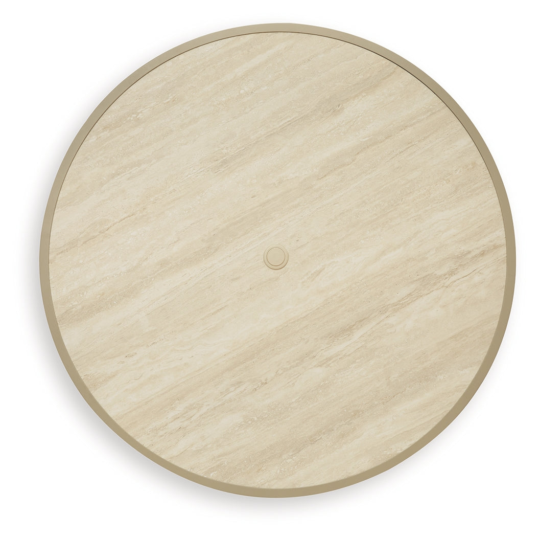 Orchard Beach Beige Outdoor Dining Table - PCP373P2
