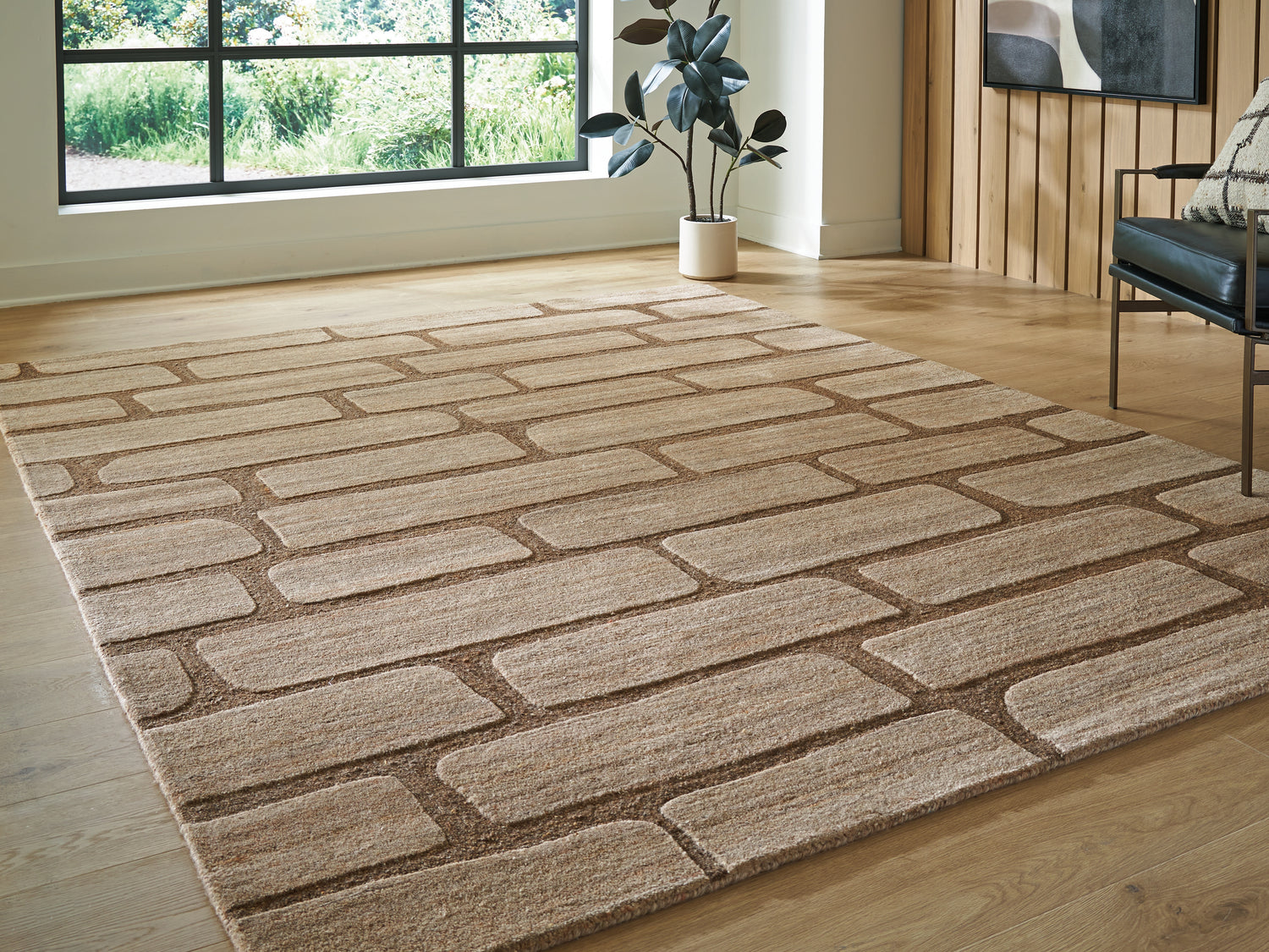 Orest Brown Large Rug - R407981