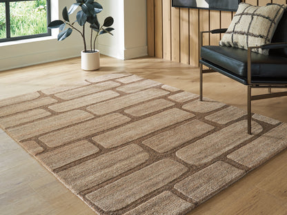 Orest Brown Medium Rug - R407982