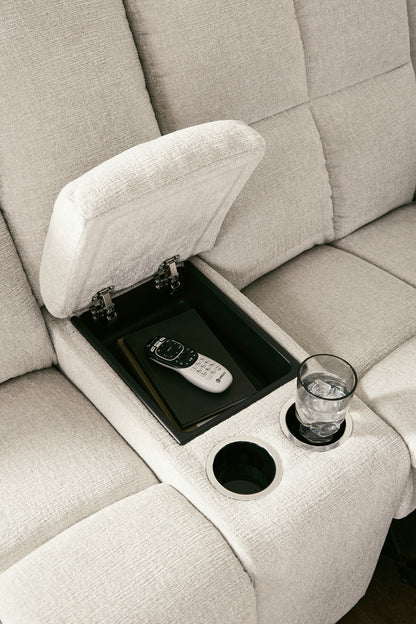 Orlen Winter Reclining Loveseat with Console - 8160294