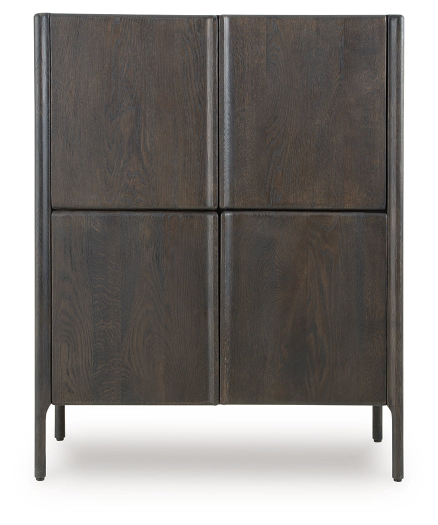 Orsonal Espresso Brown Accent Cabinet - A4000686