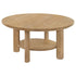 Ottowa 36-inch Round Wood Cocktail Coffee Table Light Oak - 706298