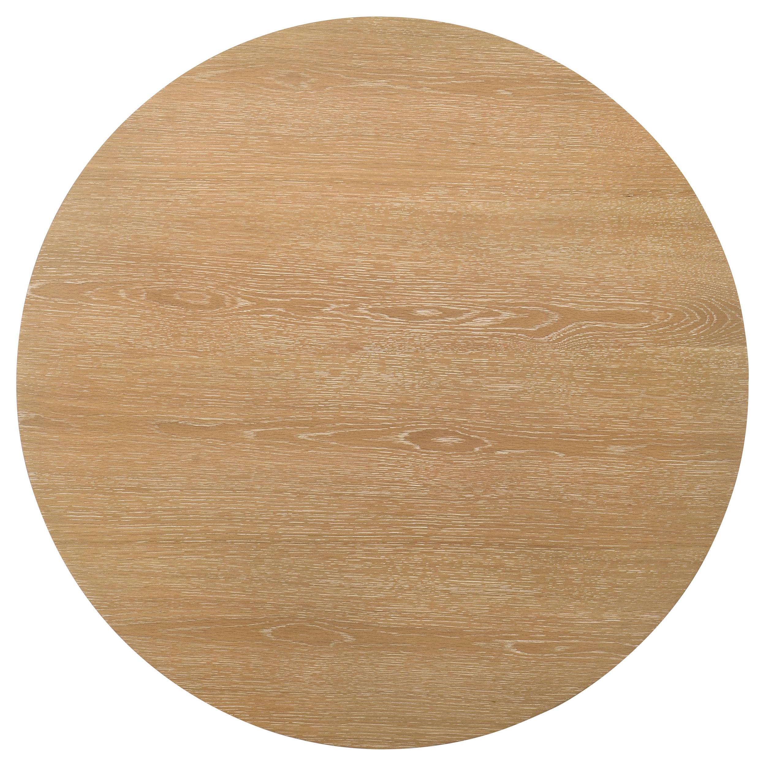 Ottowa 36-inch Round Wood Cocktail Coffee Table Light Oak - 706298