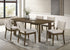 Ottowa 7-piece Rectangular Wood Dining Room Table Set Brown - 193661-S7