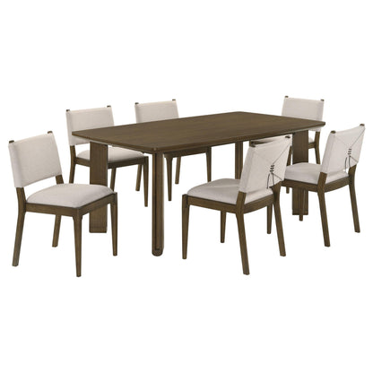 Ottowa 7-piece Rectangular Wood Dining Room Table Set Brown - 193661-S7