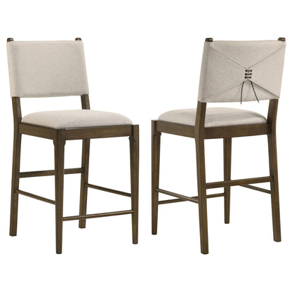 Ottowa Upholstered Counter Height Side Chair Brown - 193669