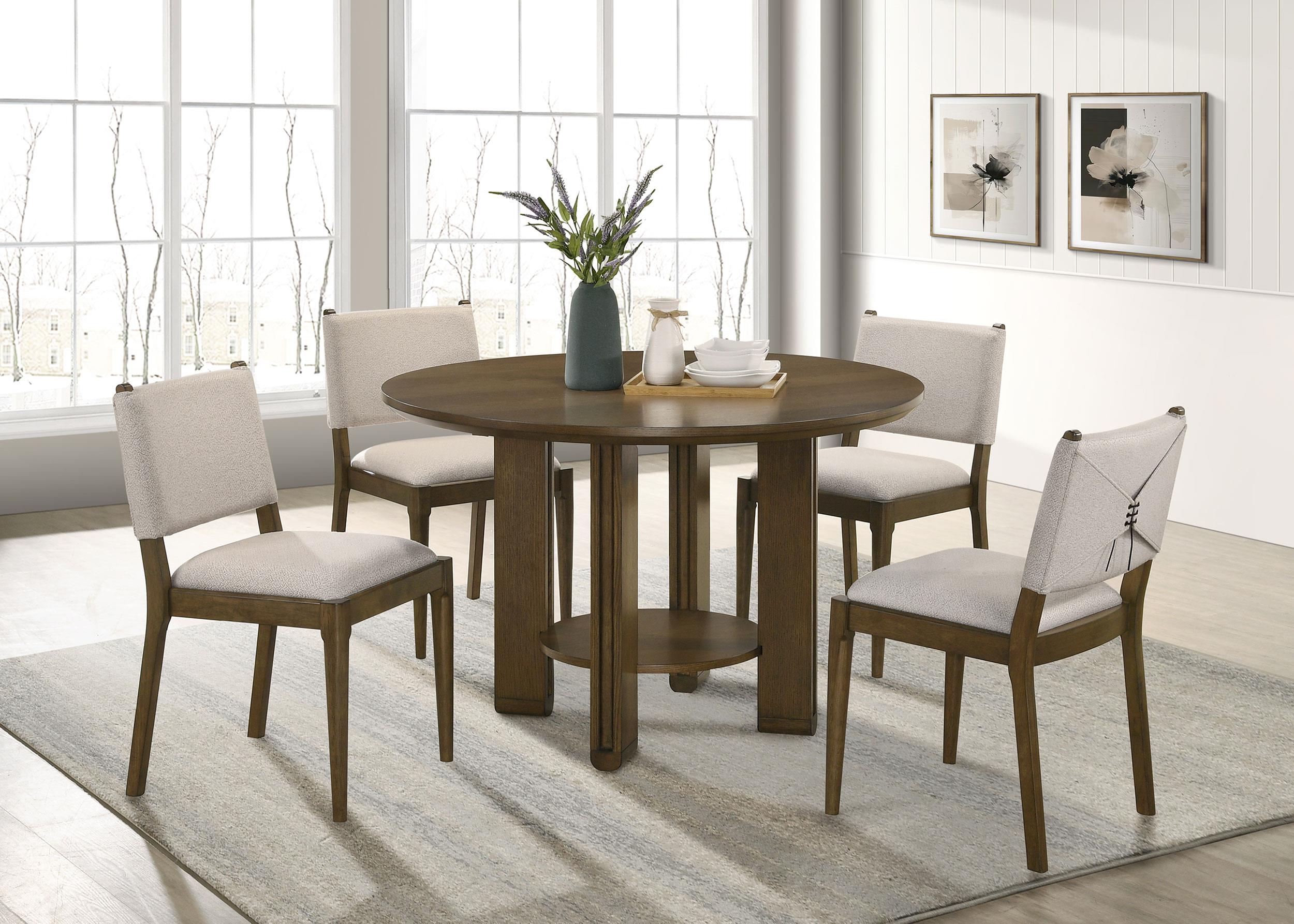 Ottowa Upholstered Dining Side Chair Brown - 193662