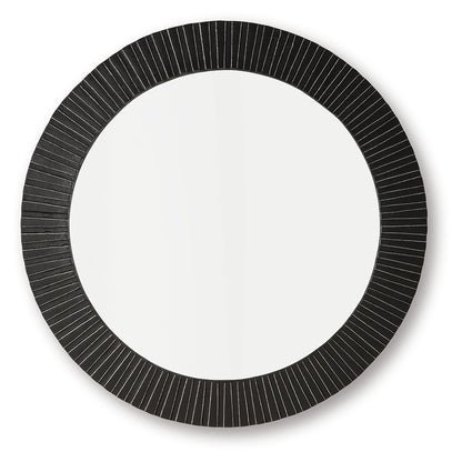 Ozias Black Accent Mirror - A8010417