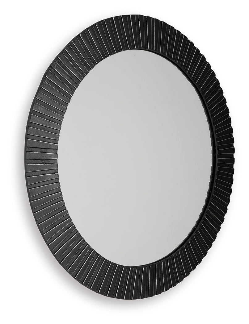 Ozias Black Accent Mirror - A8010417