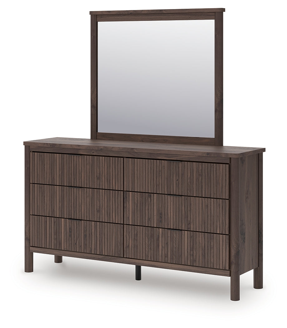 Pamytta Brown Dresser and Mirror - PCB2614B1