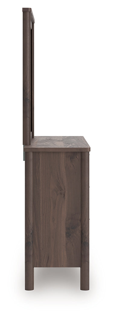Pamytta Brown Dresser and Mirror - PCB2614B1