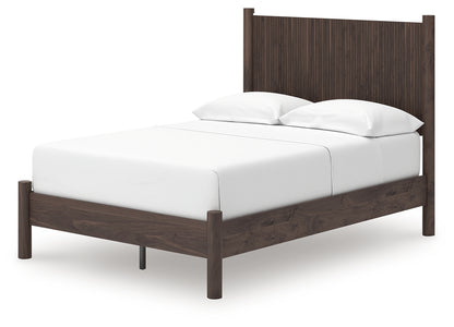 Pamytta Brown Full Panel Platform Bed - PCB2614B4