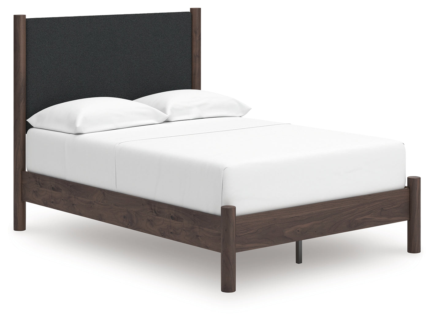 Pamytta Brown Full Upholstered Panel Platform Bed - PCB2614B10