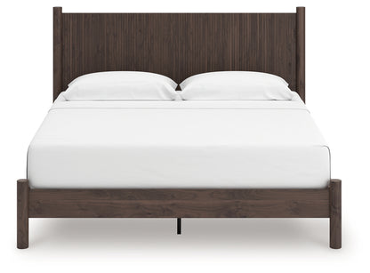 Pamytta Brown King Panel Platform Bed - PCB2614B27