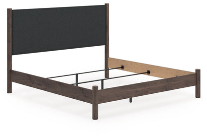 Pamytta Brown King Upholstered Panel Bed - PCB2614B29