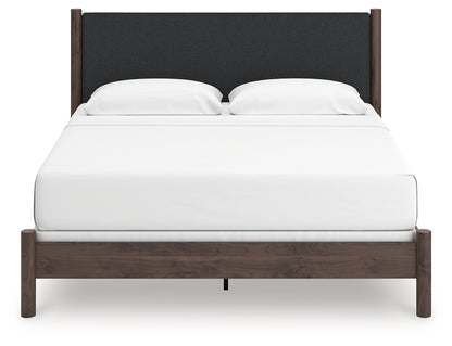Pamytta Brown King Upholstered Panel Bed - PCB2614B29
