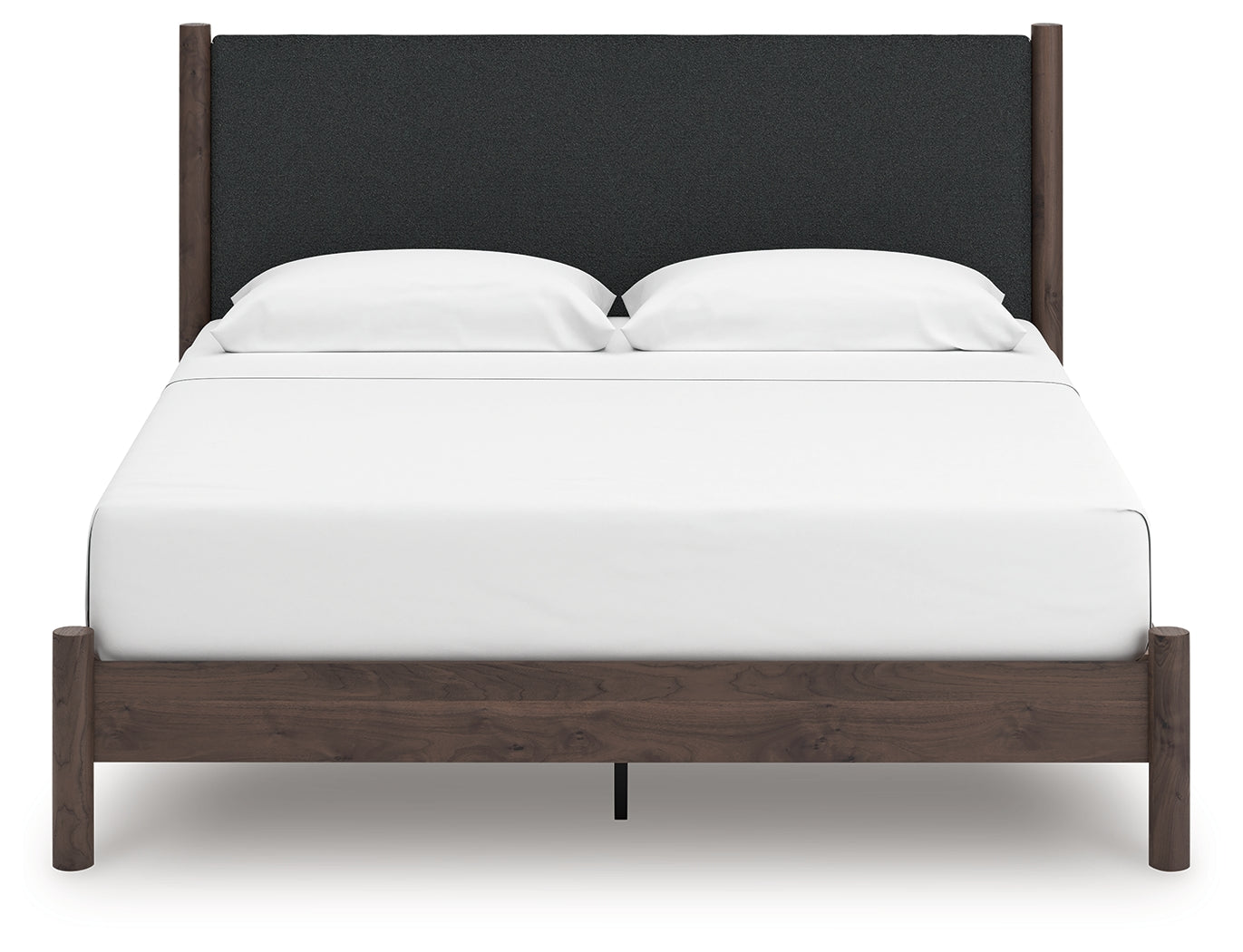 Pamytta Brown King Upholstered Panel Platform Bed - PCB2614B28