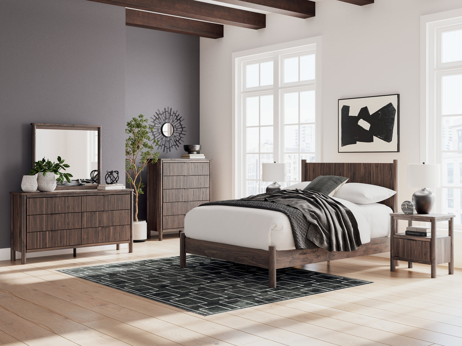 Pamytta Brown Nightstand - PCB2614-91
