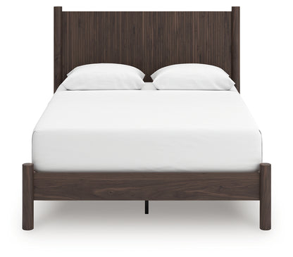 Pamytta Brown Queen Panel Platform Bed - PCB2614B6