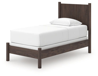 Pamytta Brown Twin Panel Bed - PCB2614B14