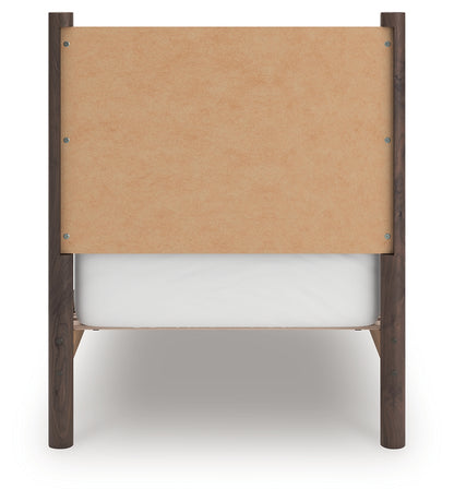 Pamytta Brown Twin Panel Platform Bed - PCB2614B2