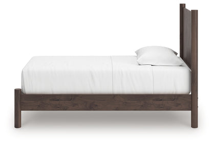 Pamytta Brown Twin Panel Platform Bed - PCB2614B2