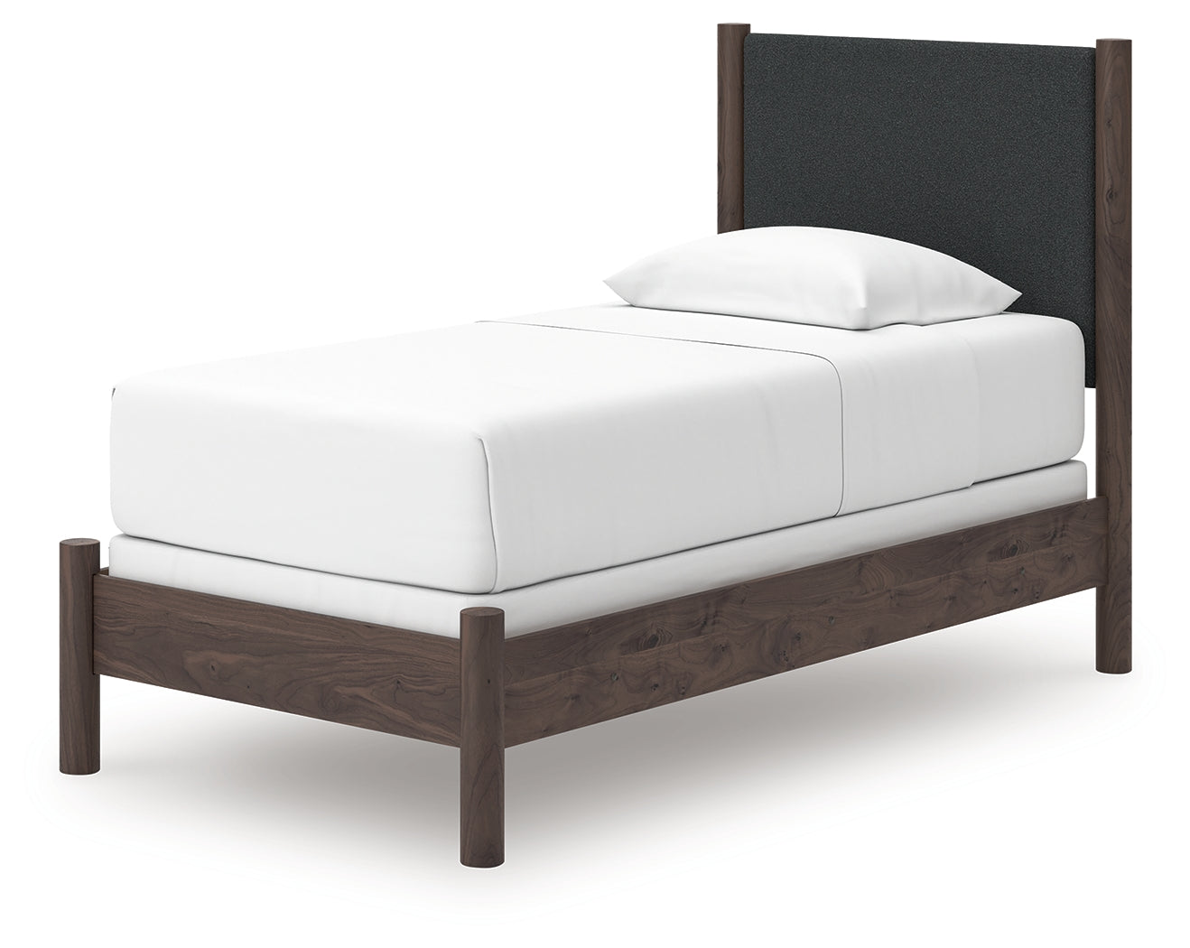 Pamytta Brown Twin Upholstered Panel Bed - PCB2614B20