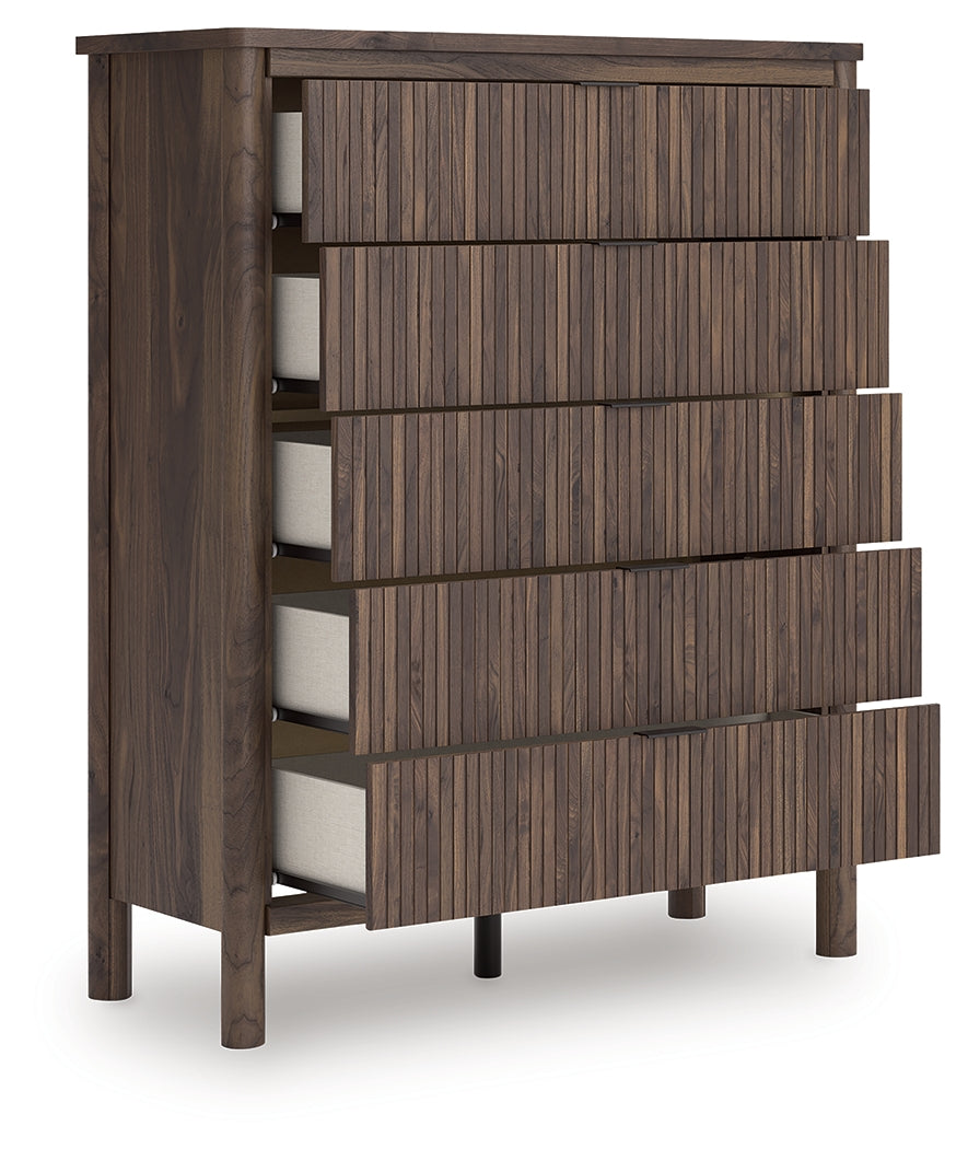 Pamytta Brown Wide Chest of Drawers - PCB2614-46