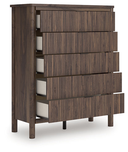 Pamytta Brown Wide Chest of Drawers - PCB2614-46