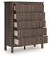 Pamytta Brown Wide Chest of Drawers - PCB2614-46