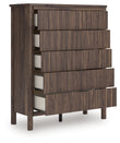 Pamytta Brown Wide Chest of Drawers - PCB2614-46